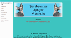 Desktop Screenshot of barebeautiessphynx.com